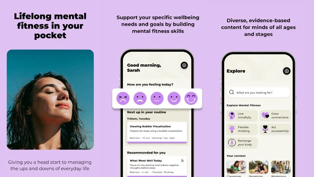 Start your meditation with the help of Smiling Mind app.