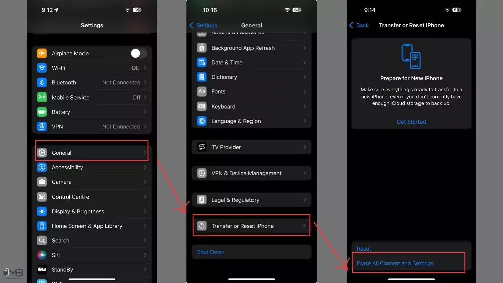 Resetting Screen Time Passcode on iPhone
