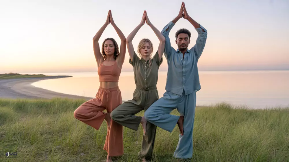 Triple Tree Yoga Pose