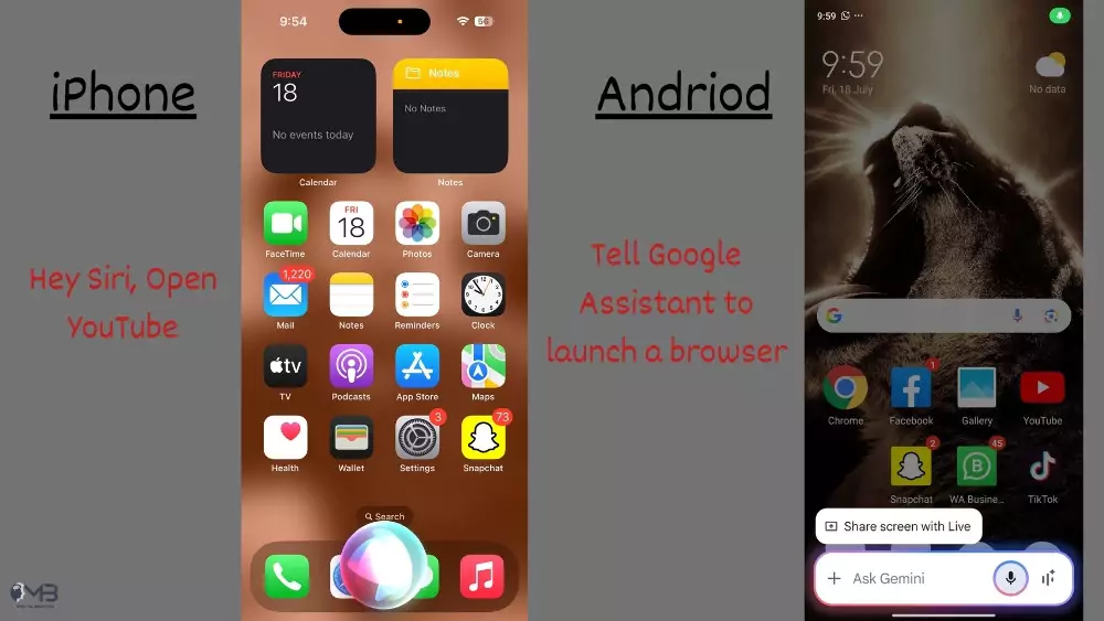 Voice Assistant Shortcuts