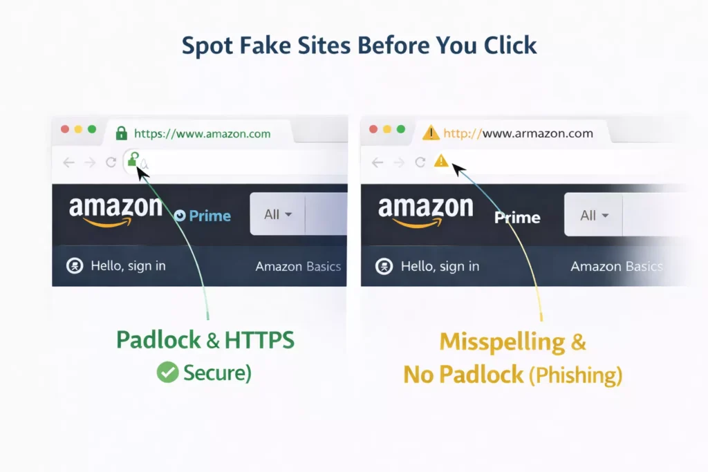 Spot Fake Sites Before You Click
