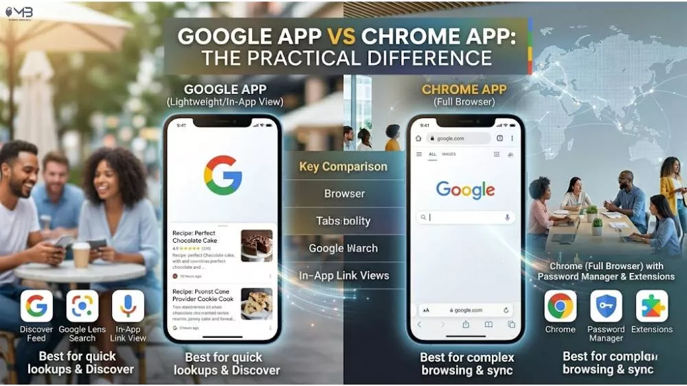 Google App vs Chrome App The Practical Difference