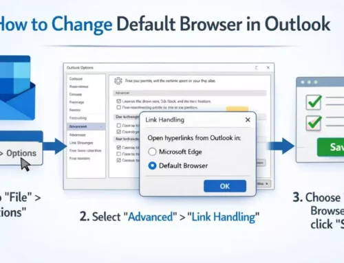 How to Finally Stop Outlook from Opening Links in the Wrong Browser
