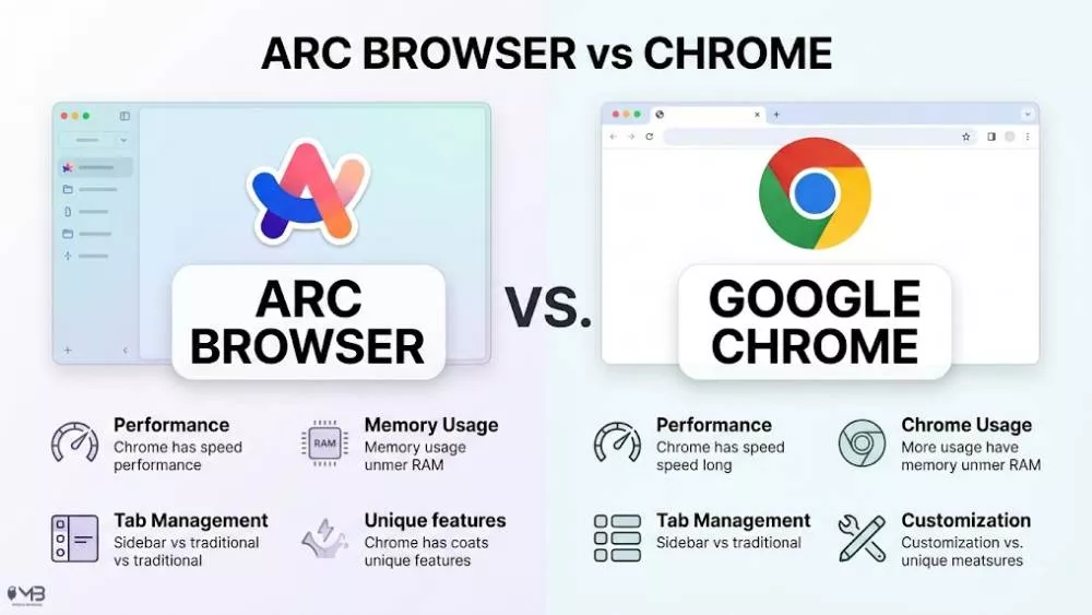 arc browser vs chrome